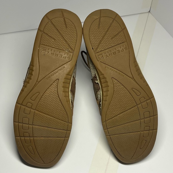 Sperry Women’s 9 Brown Leather Duck Boots Non-Marking Sole Lace Zip Riding Style - Picture 14 of 15